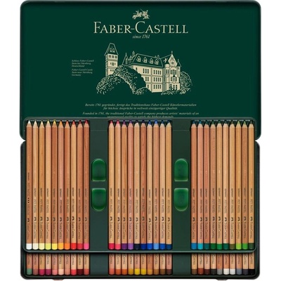 Faber Castell Pitt suchý pastel v tužce pastel v plechové krabičce sada 60 kusů – Zboží Dáma