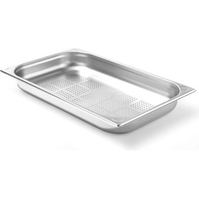 Nádoba GN 1/1 perforovaná, HENDI, Kitchen Line, GN 1/1, 5L, (H)40mm Hloubka: 6,5 cm