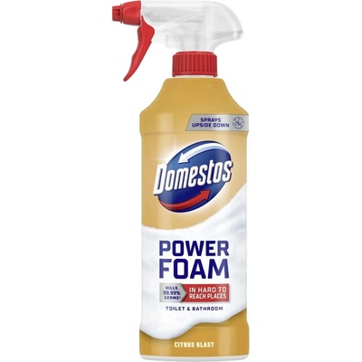 Domestos Power Foam čistič toalety Citrus Blast 435 ml