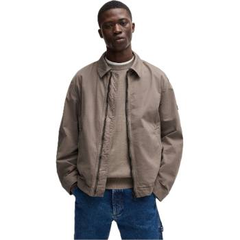 Boss Ocrush-D 10256880 01 Overshirt Mens - Open Beige