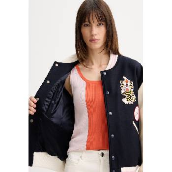 Kenzo яке бомбър дамско вълнено (FG52BL2489ON)