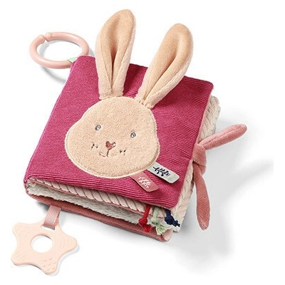 BabyOno Senzorická látková knížka Rabbit Karo pro miminka – Zboží Dáma