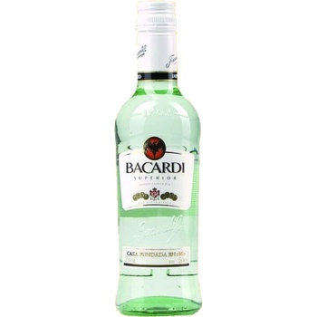 Bacardi Carta Blanca 37,5% 0,35 l (holá láhev)