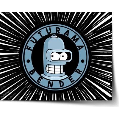 Sablio Plagát Futurama Bender Vesmír - 60x40 cm