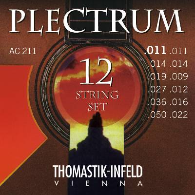 Thomastik struny pro akustickou kytaru Plectrum Acoustic série, bez obsahu niklu
