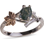 Silenti Jewelry Сребърен пръстен "Есен" - 8 - 57мм (18.1мм диам. )