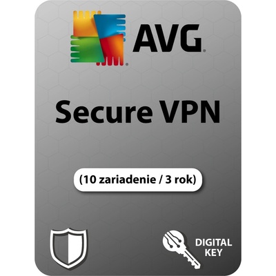 AVG SECURE VPN 10 lic. 36 mes.