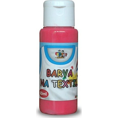 SMT Creatoys Barva na textil 60 ml fluorescent červená