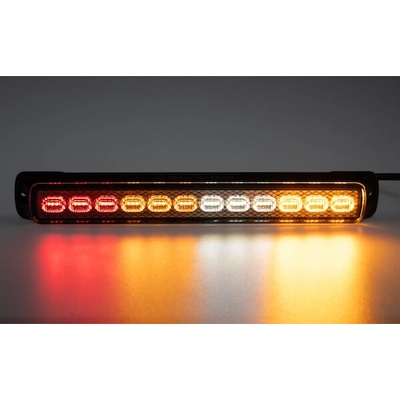 LED sdružená lampa zadní s výstražným oranžovým světlem, 12-24V, ECE R65, BRTRL006