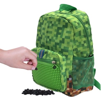Pixie Crew batoh Minecraft zelený