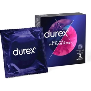 Durex 3 бр. Задържащи презервативи Durex Mutual Pleasure (Climax)