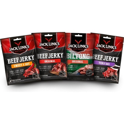 Jack Link's Beef Jerky & Biltong ochutnávkový MINI mix 190 g