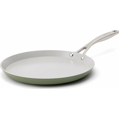 Elmich Nepřilnavá keramická palačinková pánev Zen Ø 26 cm - olivově zelená