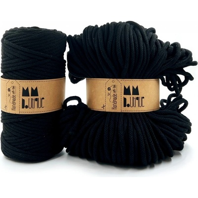 MMboutique bavlněná šňůra 6mm Black Varianta návinu: Přadeno