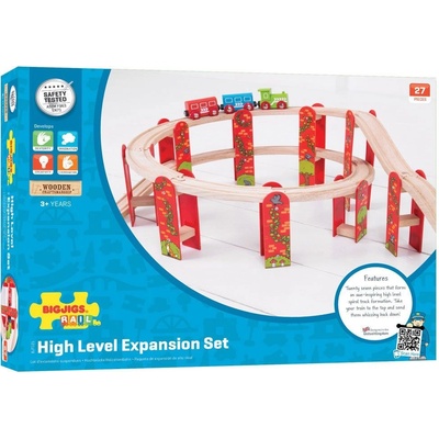 Bigjigs Rail Viacúrovňový set koľajníc