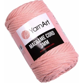 YARNART Macrame Cord 3 mm 3 mm 85 m 767 Salmon юта (Macrame Cord 3 mm 767)