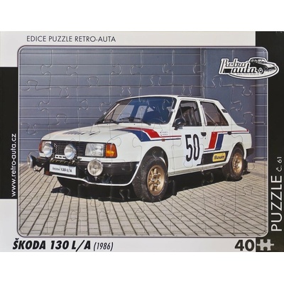 Retro-Auta č. 61 ŠKODA 130 LA 1986 40 dílků