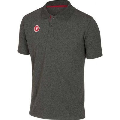Castelli s krátkym rukávom RACE DAY POLO šedá