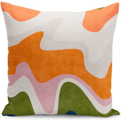 Mila Home Калъфка за възглавница 43x43 cm Squiggly Orange - Mila Home (HKG-MMN-Kilif-003)