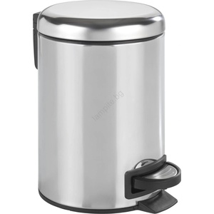 WENKO 22444100 - Кош LEMAN 17x25 см неръждаема стомана/сребрист/черен (WE0295)
