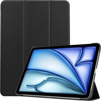 Techsuit FoldPro Leather Case - кожен кейс и поставка за iPad Air 11 (2024) (черен)