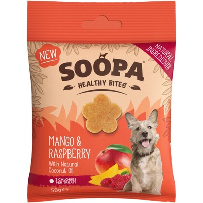 Soopa Healthy Bites s mangem a malinou 50 g