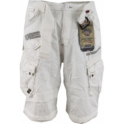 Geographical Norway kraťasy Panoramique men Basic 063 kapsáče Bermudy bílá PANORBI