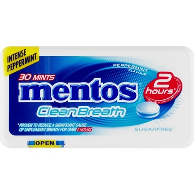 Mentos Clean Breath Peppermint 21 g