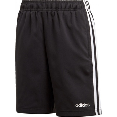 adidas Essentials 3 Stripes látkovéshorts kids black / white