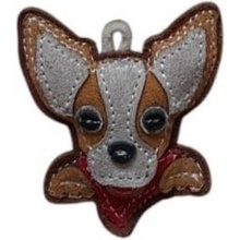 Animall čivava mini z kůže 6,5 x 8 cm