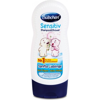 Bübchen Kids Sensitive šampón a sprchový gél 230 ml