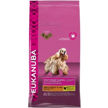 EUKANUBA Adult Weight Control Small & Medium Breed 3 kg