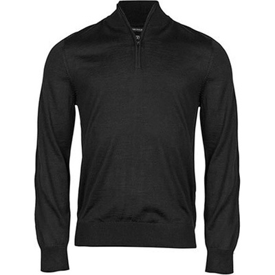 Tee Jays pánský merino svetr TJ6010N black