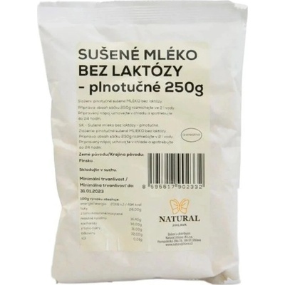 Natural Jihlava Sušené mléko bez laktózy plnotučné natural 250 g