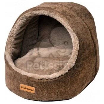 ZooBeeDoo Mini Cave легло - кафяво 43 x 42 x 37 см
