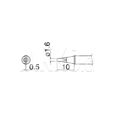 Pájecí hrot T31-03D16 - 107005071
