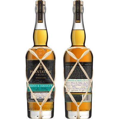 Plantation Barbados & Jamaica Single Cask 9y 53% 0,7 l (karton)