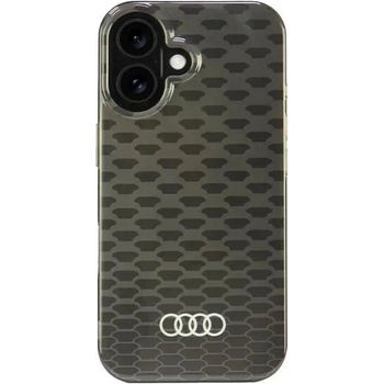Audi IML Stitching Pattern MagSafe iPhone 16 6.1" черен/черен твърд калъф AU-IMLMIP16-Q5/D3-BK (6955250227766)