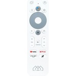Homatics WHITE - Box R 4K, SledovaniTV - оригинален дистанционен контрол с гласово управление (WHITE) Дистанционно