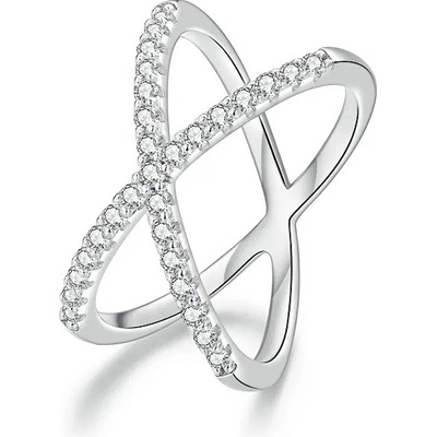 P&J Jewellery Stříbrný moissanitový prsten Virtus SMR19