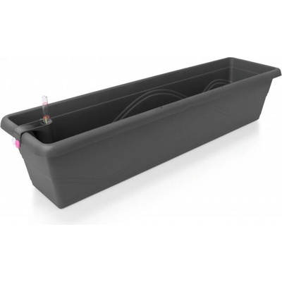 Plastkon samozavlažovací truhlík Extra Line Smart 79,5x21x17 cm Antracit