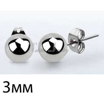 Talitha Обеци " Сребристи топчета"