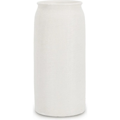 Bizzotto Декоративна ваза PAPYRUS 15x32, 3cm бяла (0501442)