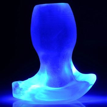 Image 1 of Master Series Light-Tunnel Light-Up Anal Dilator Large Clear