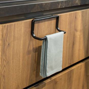 Image 1 of primanova PN-Поставка за кърпа 6x22, 5x9cm ЧЕРНА (M-B30-06) (0137250)