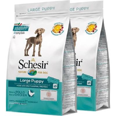 Schesir dog Large Puppy Kuřecí s rýží 2 x 12 kg