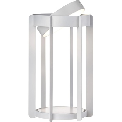Zone Фенер за свещ СВЕТУЛКА 30 cm, LED, фин сив, алуминий, Зона Дания (ZO32314)