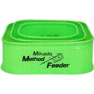 Návnadové nádoby EVA Mikado Method Feeder 007 voděodolné 3ks