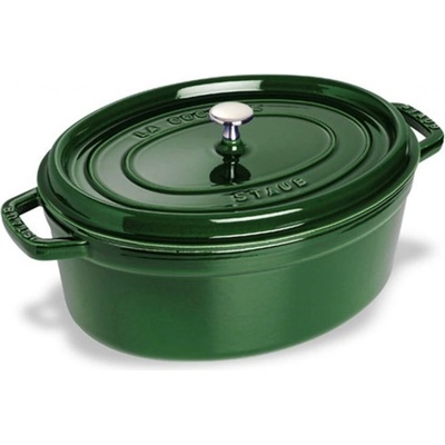 Staub Hrniec oválny 33 cm 6,7 l zelený
