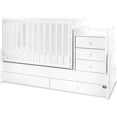 Lorelli Легло Lorelli - Maxi Plus, 3Box, 70 x 160 cm, Бяло (10150580024P)